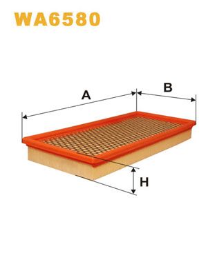 WIX FILTERS oro filtras WA6580